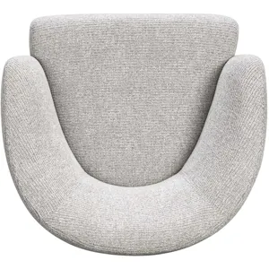 Mingle Thatch Grey Swivel Glider Accent Chair Two Pack