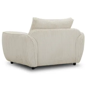 Utopia Mega Ivory Chair and A Half with Lumbar Pillow Two Pack