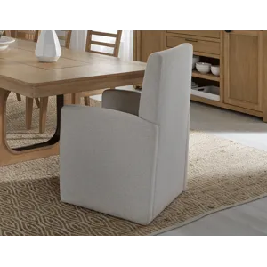 Escape Dining 54 Inch Round Table with 4 Caster Chairs