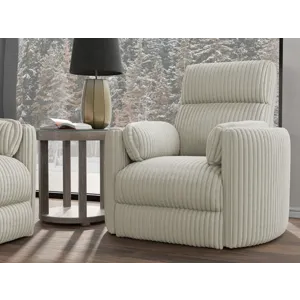 Radius Mega Ivory Power Reclining Sofa Loveseat and Recliner