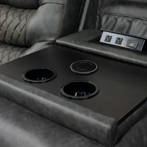 Outlaw Stallion 6 Piece Modular Power Reclining Sectional with Drop Down Table