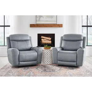 Callahan Sydney Evening Power Lift Recliner with Heat and Massage Two Pack