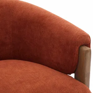 Finley Island Rust Swivel Accent Chair Two Pack