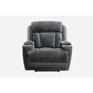 Dalton Lucky Charcoal Power Reclining Sofa Loveseat and Recliner