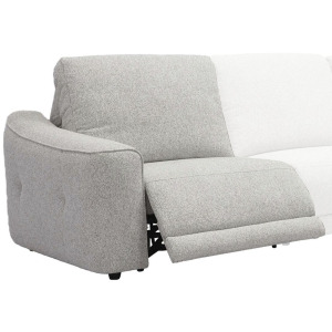 Julianna Crisp Taupe Power Left Arm Facing Recliner P2