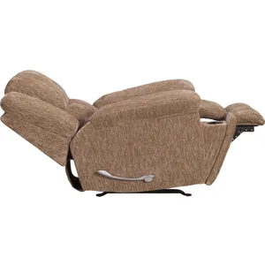 Bronco Plush Tobacco Manual Rocker Recliner
