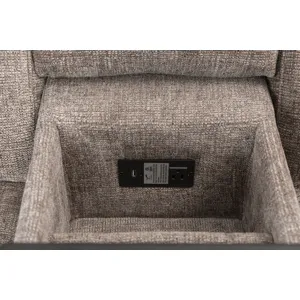 Colton Branson Tweed Power Zero Gravity Sofa and Loveseat with Immersive Audio