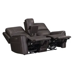 Easton Steamboat Brown Zero Gravity Power Reclining Sofa and Loveseat