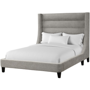 Jacob Luxe Light Grey King Bed