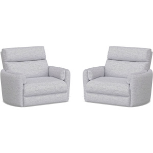 Radius Xl Mineral Extra Wide Power Glider Recliner Two Pack