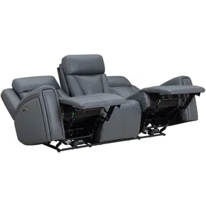 Maveric Bette Lapis Zero Gravity Power Reclining Sofa Loveseat and Recliner
