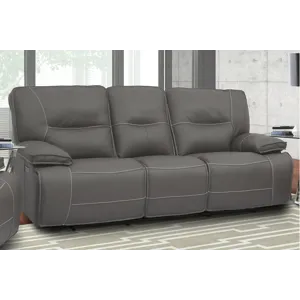 Spartacus Haze Power Reclining Sofa and Recliner