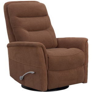 Gemini Snazzy Terracotta Manual Swivel Glider Recliner