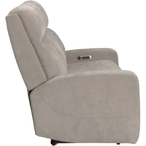 Traxton Jasper Taupe Power Zero Gravity Sofa and Loveseat