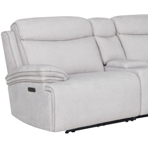 Alpine Airy Snow Power Left Arm Facing Zero Gravity Recliner P2