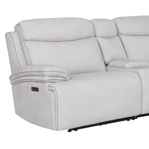 Alpine Airy Snow Power Left Arm Facing Zero Gravity Recliner P2