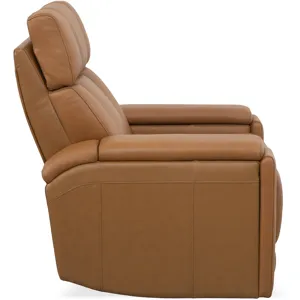 Phoenix Autumn Caramel Zero Gravity Power 3 Seat Home Theater Seating with Immersive Audio P3