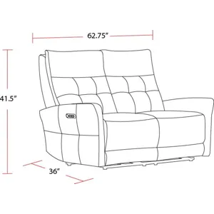 Gershwin Lucca Butterscotch Power Reclining Sofa and Loveseat