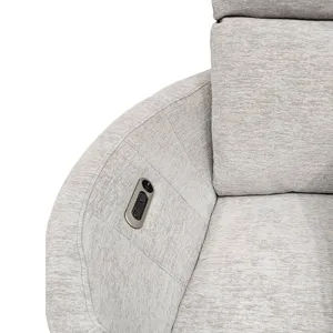 Radius Peacock Power Swivel Glider Recliner Two Pack