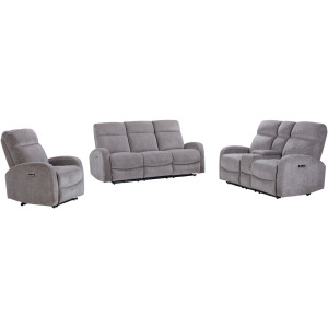 Tuscany Whiskers Nature Power Reclining Sofa Loveseat and Recliner