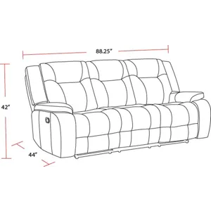 Blake Desert Taupe Manual Reclining Sofa and Loveseat