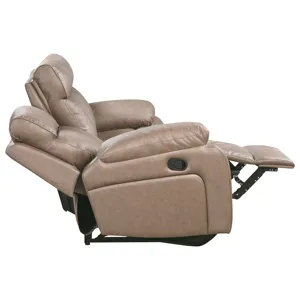 Theon Stokes Toffee Reclining Loveseat