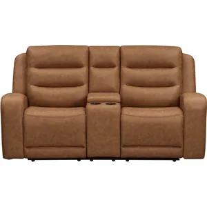 Napa Wrangler Clay Manual Console Loveseat
