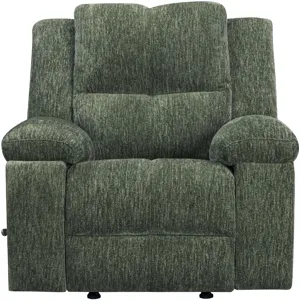 Bronco Plush Forest Manual Rocker Recliner Two Pack