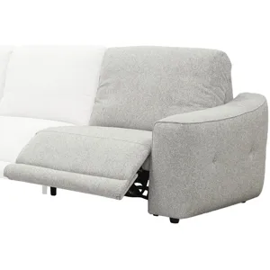 Julianna Crisp Taupe Power Right Arm Facing Recliner P2