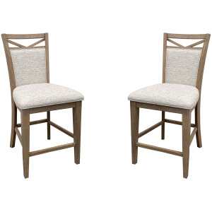 Americana Modern Dining Upholstered Counter Chair Two Pack