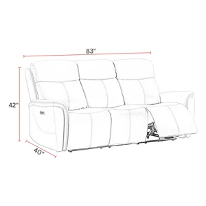Cascade Auburn Power Reclining Sofa