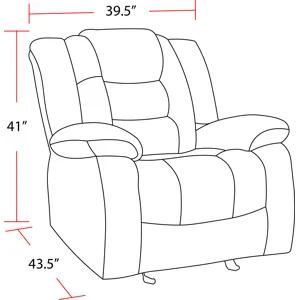 Bolton Misty Storm Manual Reclining Sofa Loveseat and Recliner