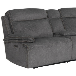 Alpine Airy Midnight Power Left Arm Facing Zero Gravity Recliner P2