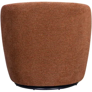 Mingle Thatch Terracotta Swivel Glider Accent Chair Two Pack