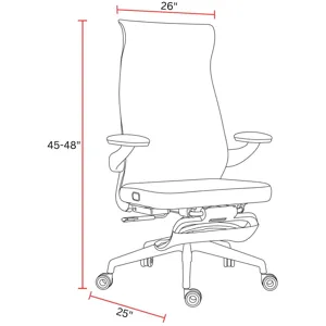 Dc Fabric Massage Desk Chair