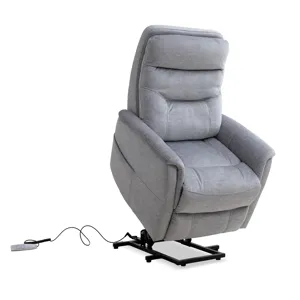 Gemini Capri Silver Power Lift Recliner with Articulating Headrest Two Pack