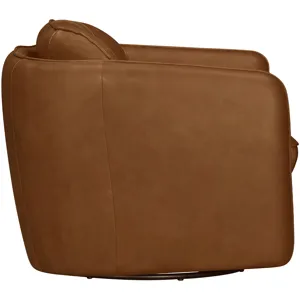 Norwood Renaissance Chestnut Swivel Glider Accent Chair Two Pack