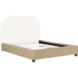 Gwen Mellow Teak King Footboard and Rails 6/6