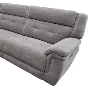 Richland Bristol Grey Power Right Arm Facing Recliner
