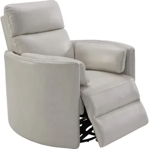 Radius Florence Ivory - Powered By Freemotion Cordless Power Swivel Glider Recliner Two Pack