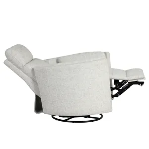 Radius Natural Beauty Quartz Power Swivel Glider Recliner Two Pack