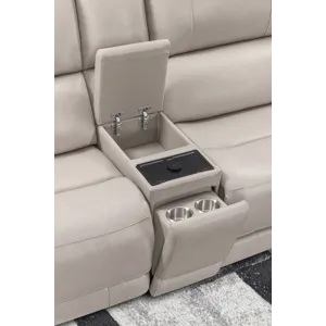 Easton Steamboat Quartz Entertainment Tilt Console with Wireless Charger