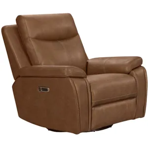 Veracruz Vintage Tan Zero Gravity Power Reclining Sofa Loveseat and Recliner