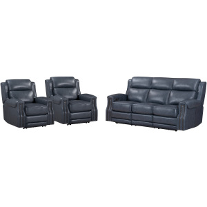 Hensley Marina Dream Power Reclining Sofa and 2 Recliners