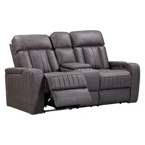 Equinox Mercury Power Reclining Console Loveseat