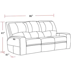 Swift Bourbon Power Reclining Sofa and Loveseat