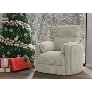 Radius Mega Ivory Power Reclining Sofa Loveseat and Recliner
