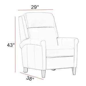 Northfield Lotus Cream Power Cordless High Leg Recliner P2 Two Pack