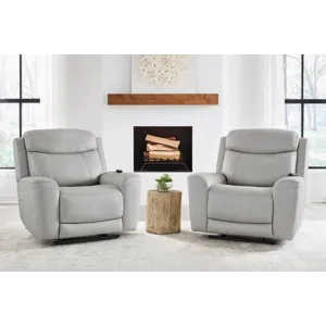 Callahan Sydney Granite Power Lift Recliner with Heat and Massage Two Pack