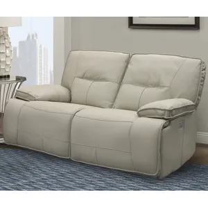 Spartacus Oyster Power Reclining Sofa Loveseat and Recliner